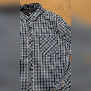 Ben Sherman Blue Checkered Men's Shirt, Large